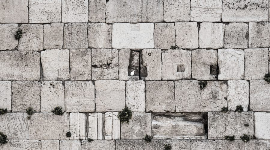 Westmauer Tempelberg  (Klagemauer)   Jerusalem